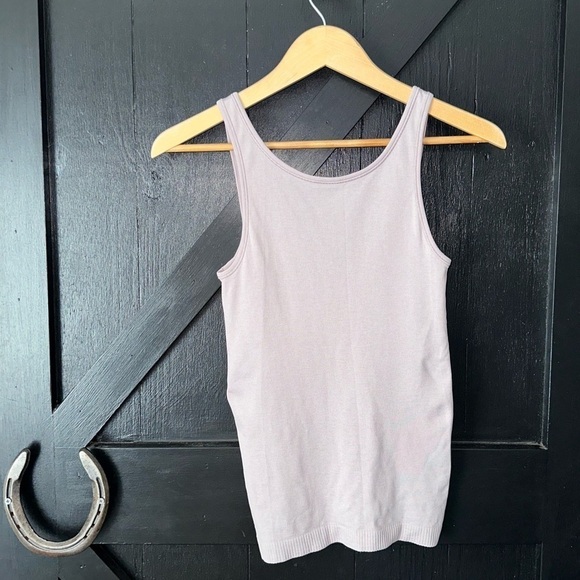 Lululemon Seek Simplicity Ribbed Tank Wear 2 Ways in Powdered Mauve Sz 4 - Picture 5 of 10